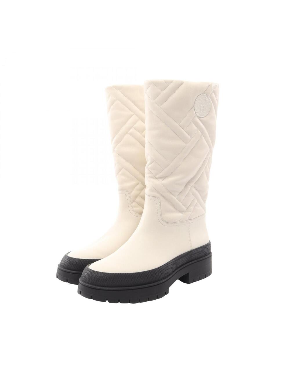 Hermes Fuji Quilting Long Boots #36 #365331H87B